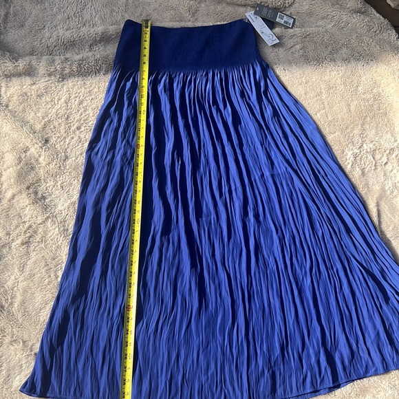 Royal blue stretchy maxi style skirt that can be worn as a dress. NWT. - Picture 3 of 4